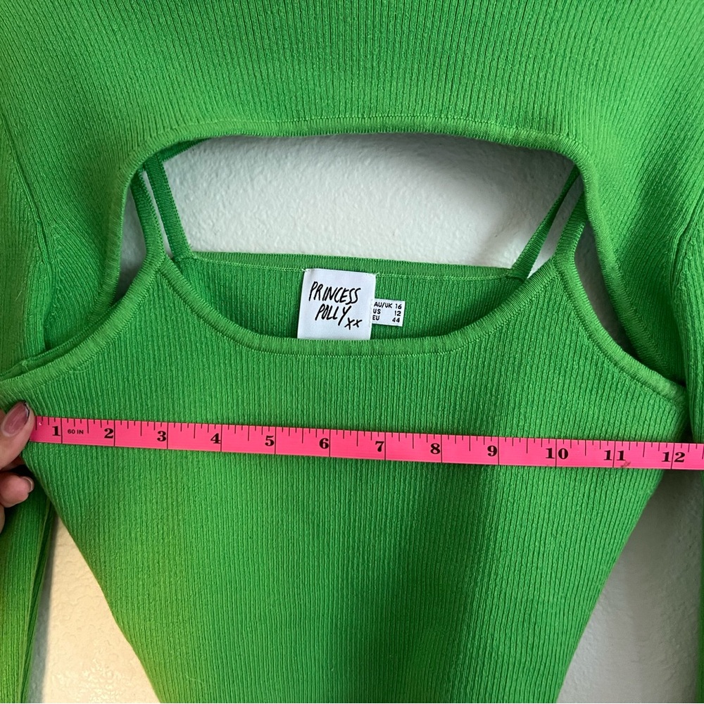 Princess Polly Green Two-Piece Knit Set - Picture 3 of 3